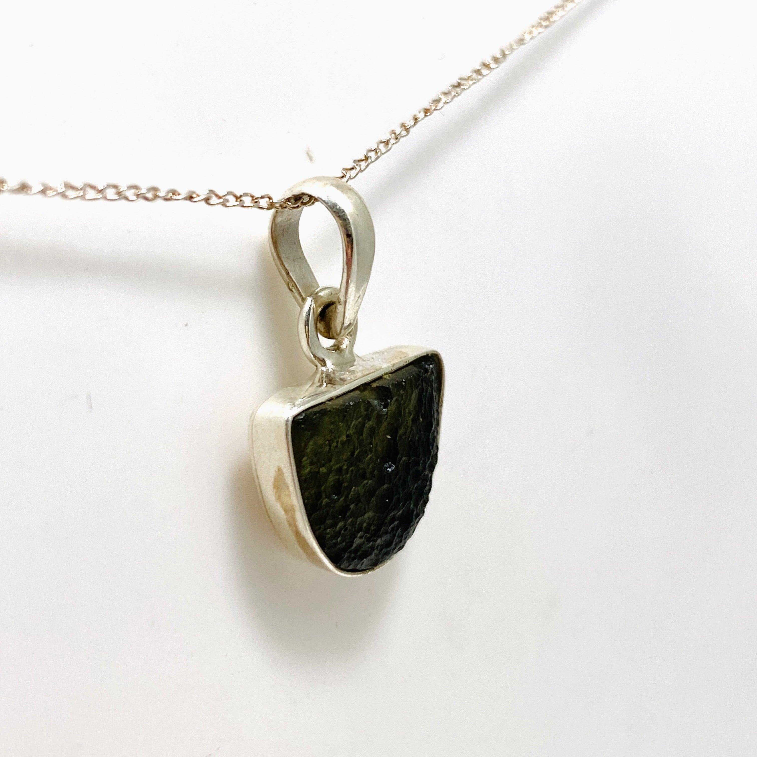 Natural Moldavite Pendant 2.44g Genuine Czech Meteorite Jewelry - Perfect for Spiritual Healing, Meditation & Unique Gift Giving