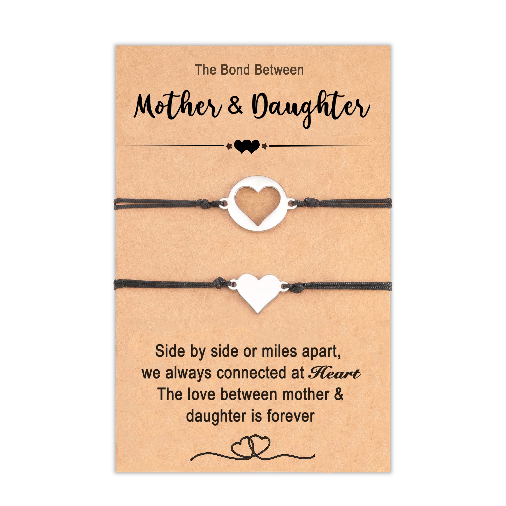 Stylish HGDDER Mother Daughter Bracelets Set - Matching Jewelry for Women & Girls - Perfect for Family Gifts, Birthdays & Special Occasions
