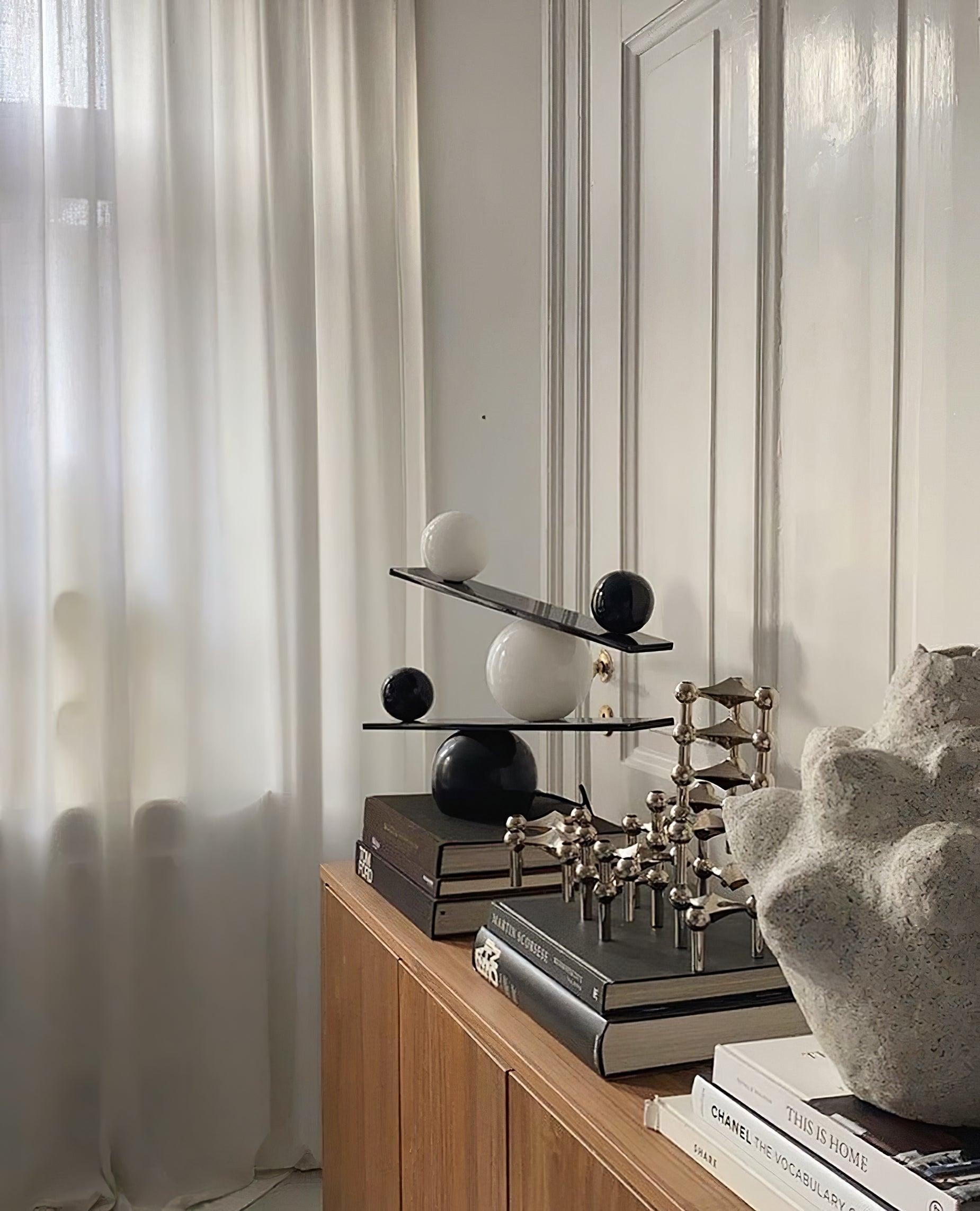Modern Balance Table Lamp - Adjustable LED Desk Light for Home Office, Bedroom & Study - Perfect for Reading, Working & Decor