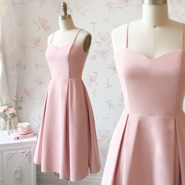 Simple A-Line Short Junior Bridesmaid Dresses Sweetheart Neckline Sleeveless - Perfect for Weddings, Prom, Pageants & Special Occasions