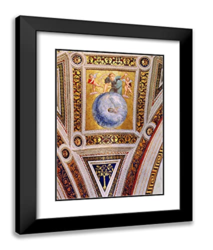 Black Modern Wood Frame with Double Matting