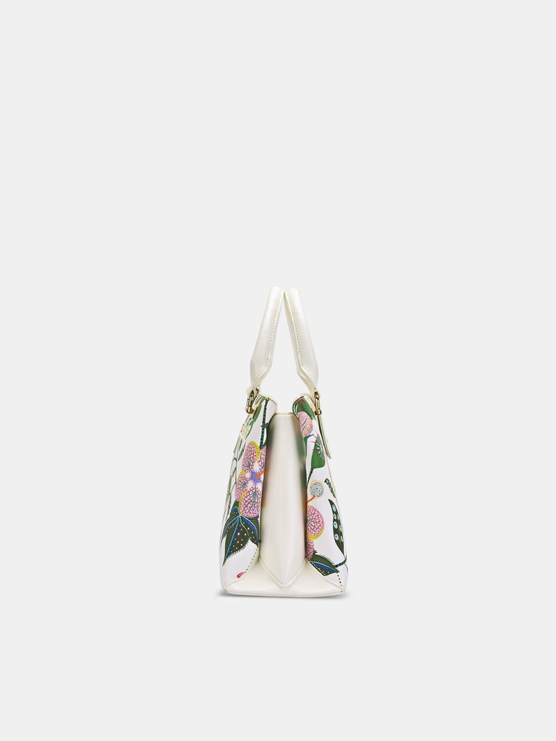 Stylish Abutilon Print Satchel Handbag for Women - Trendy Floral Crossbody Purse with Adjustable Strap, Perfect for Work, Travel & Everyday Use