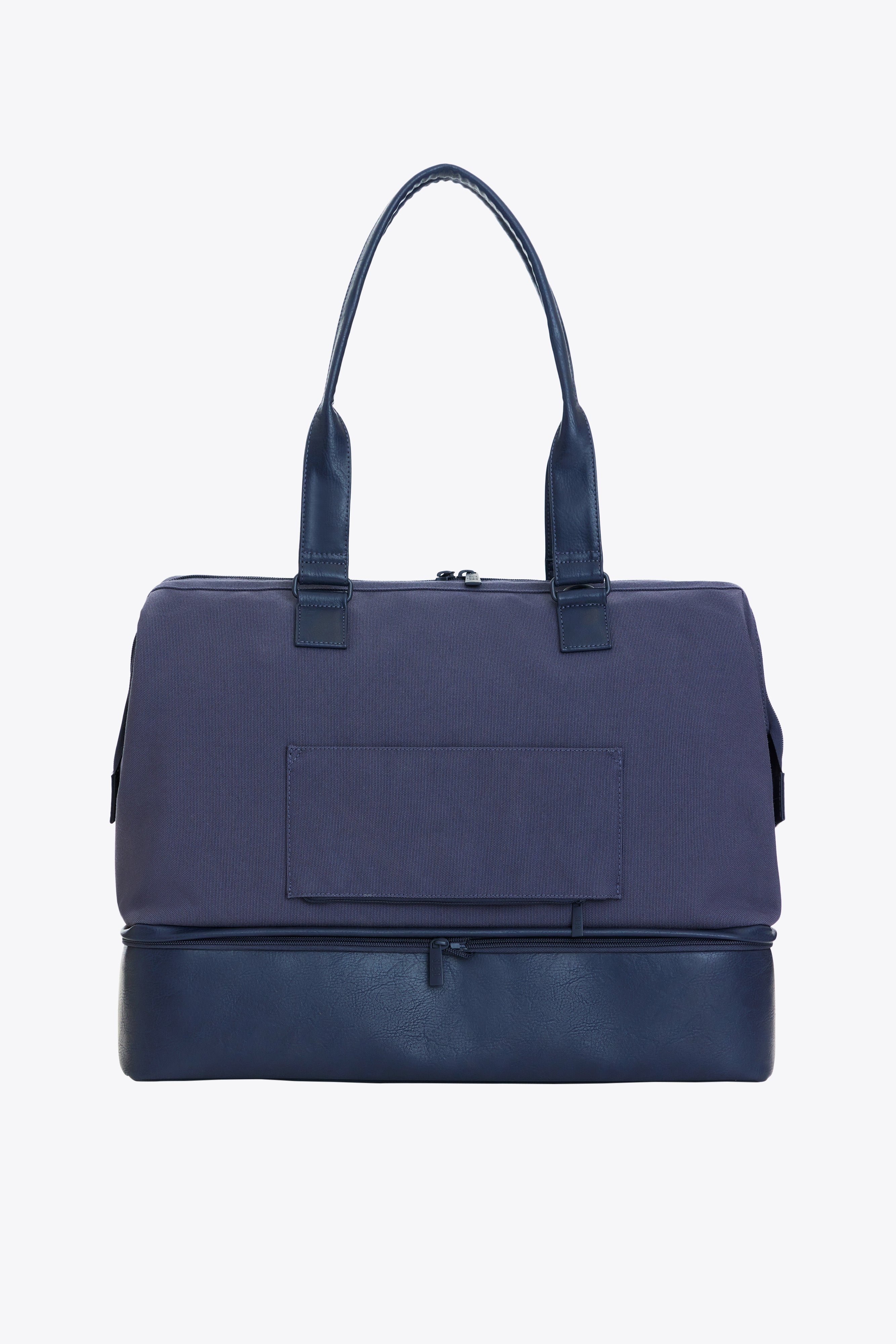 Navy Convertible Weekender Bag - Stylish & Spacious Travel Duffel for Weekend Getaways, Gym, and Business Trips