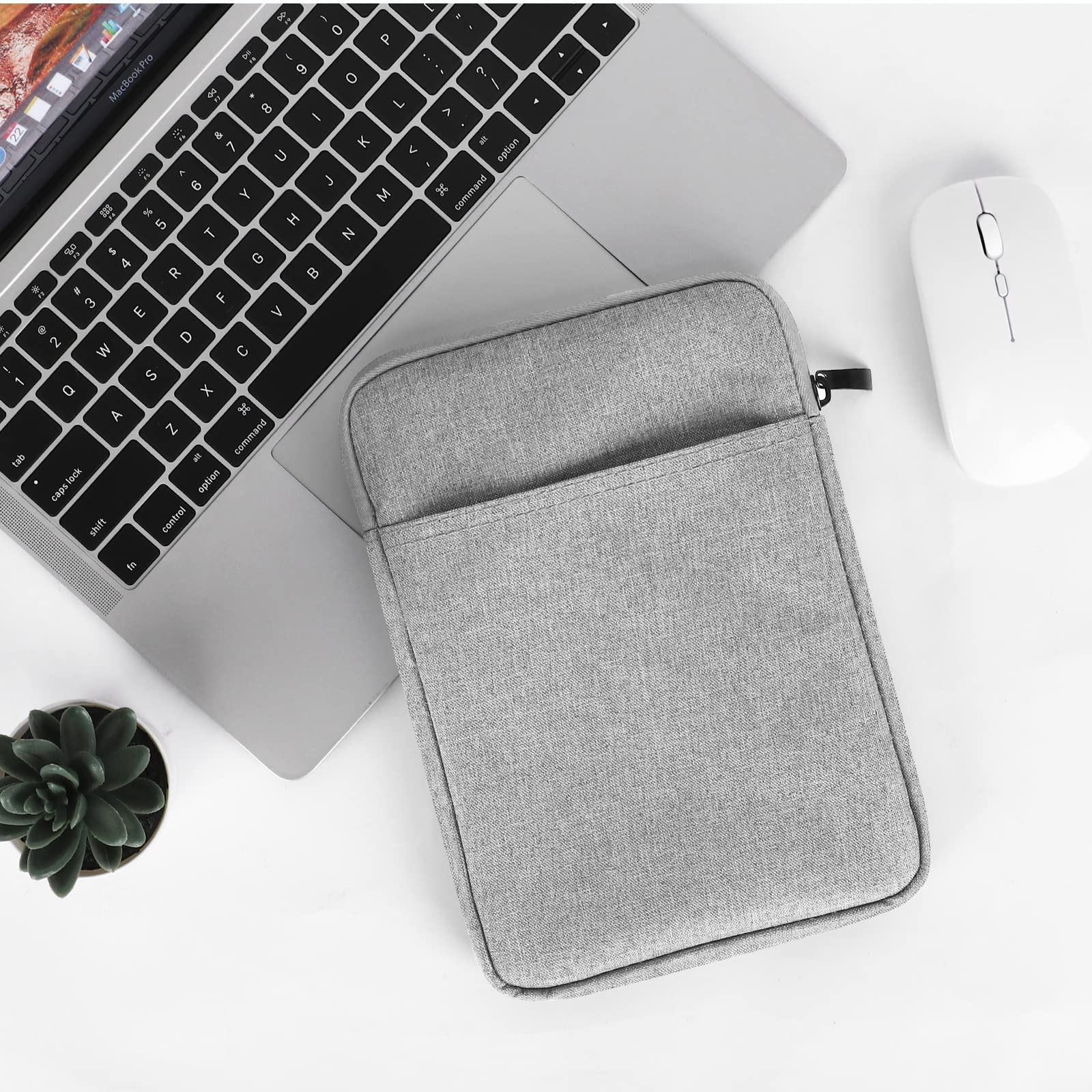 UrbanX 8 Inch Tablet Case for Alcatel 3T 8 - Lightweight Protective Sleeve with Dual Pockets - Perfect for Travel, Work & School | Compatible with Alcatel 3T 8 Tablet