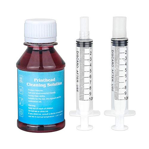 TBTeekk Inkjet Printer Printhead Cleaner - 100ml Cleaning Fluid for HP Print Heads & Nozzles | Fast Clog Removal | Ideal for Home & Office Printing Maintenance