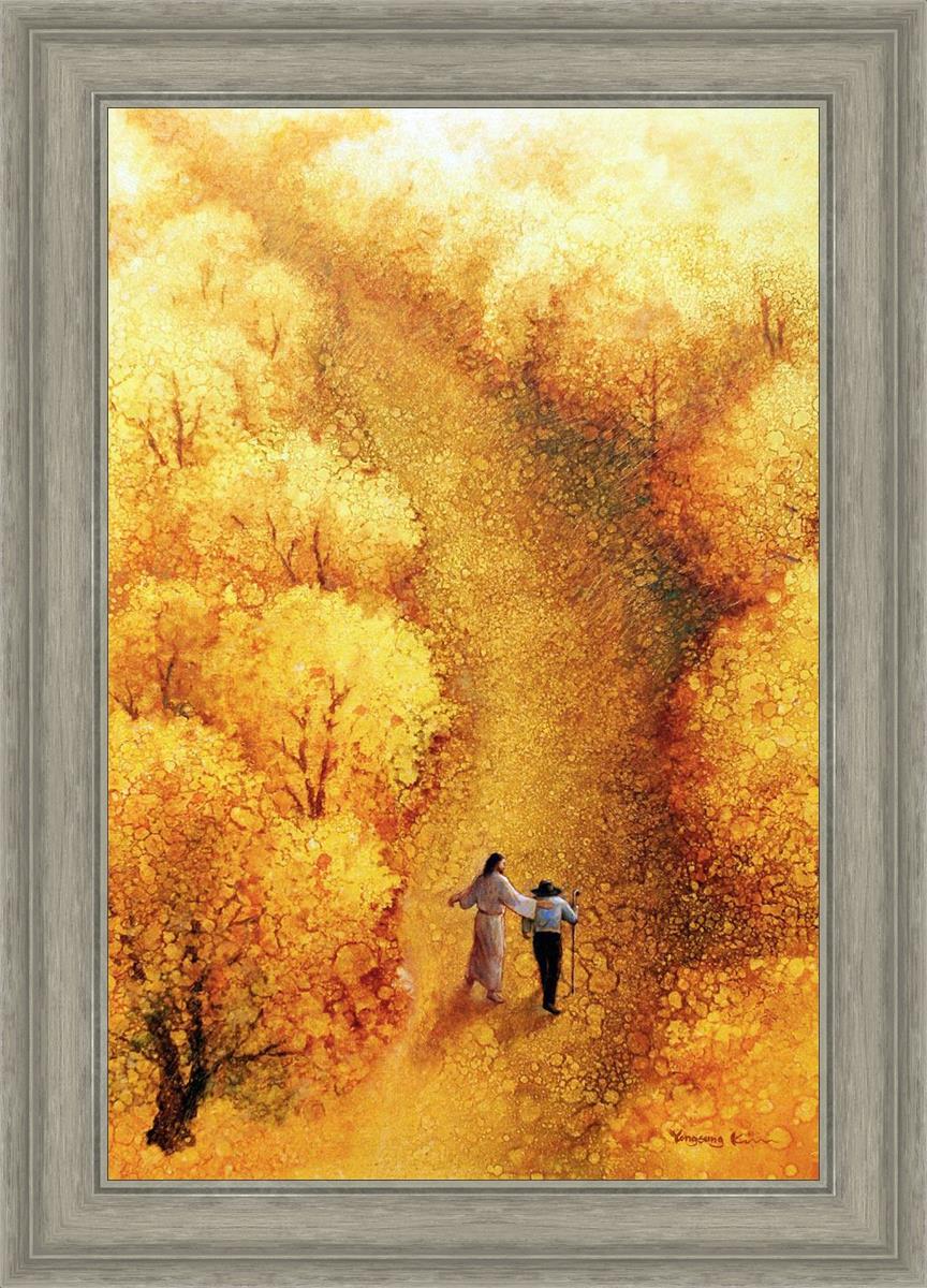 By Your Side - Heartwarming Art Print by Yongsung Kim | Christian Home Decor, Wall Art for Living Room & Bedroom | Perfect Gift for Weddings, Anniversaries & Housewarming