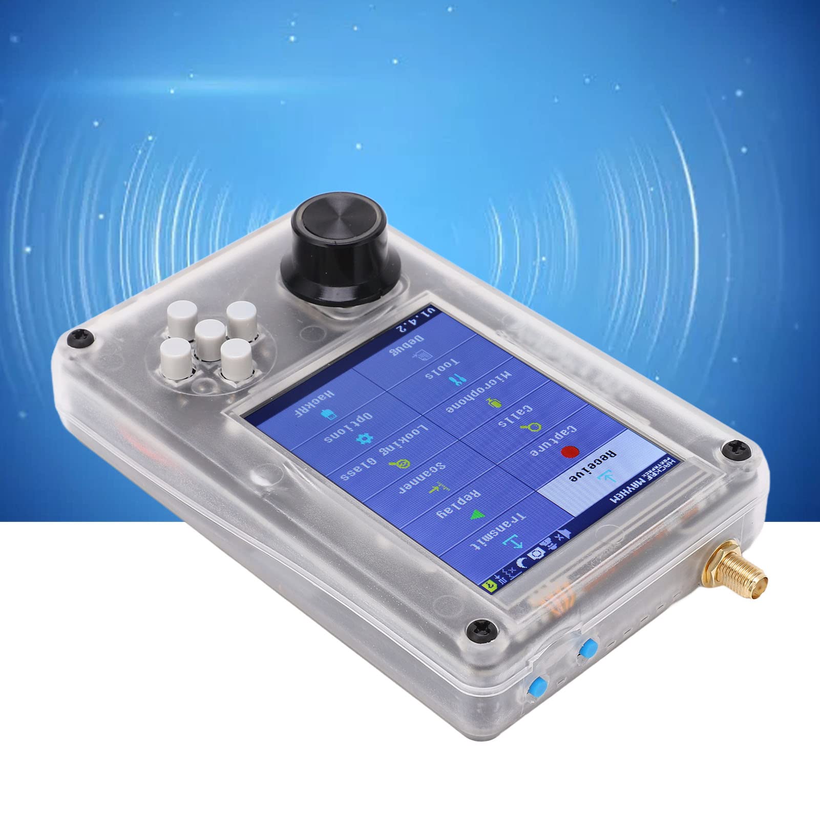 Professional SDR Radio Transceiver with 3.2in LCD Display - Full Function Receiver & Transmitter Kit with Antenna & Audio Interface - Ideal for Ham Radio, Emergency Communication & Outdoor Adventures