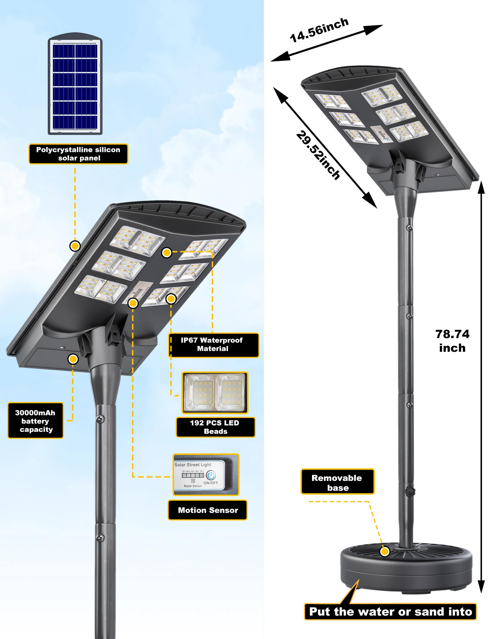 4000W Solar Street Lights Outdoor - 78