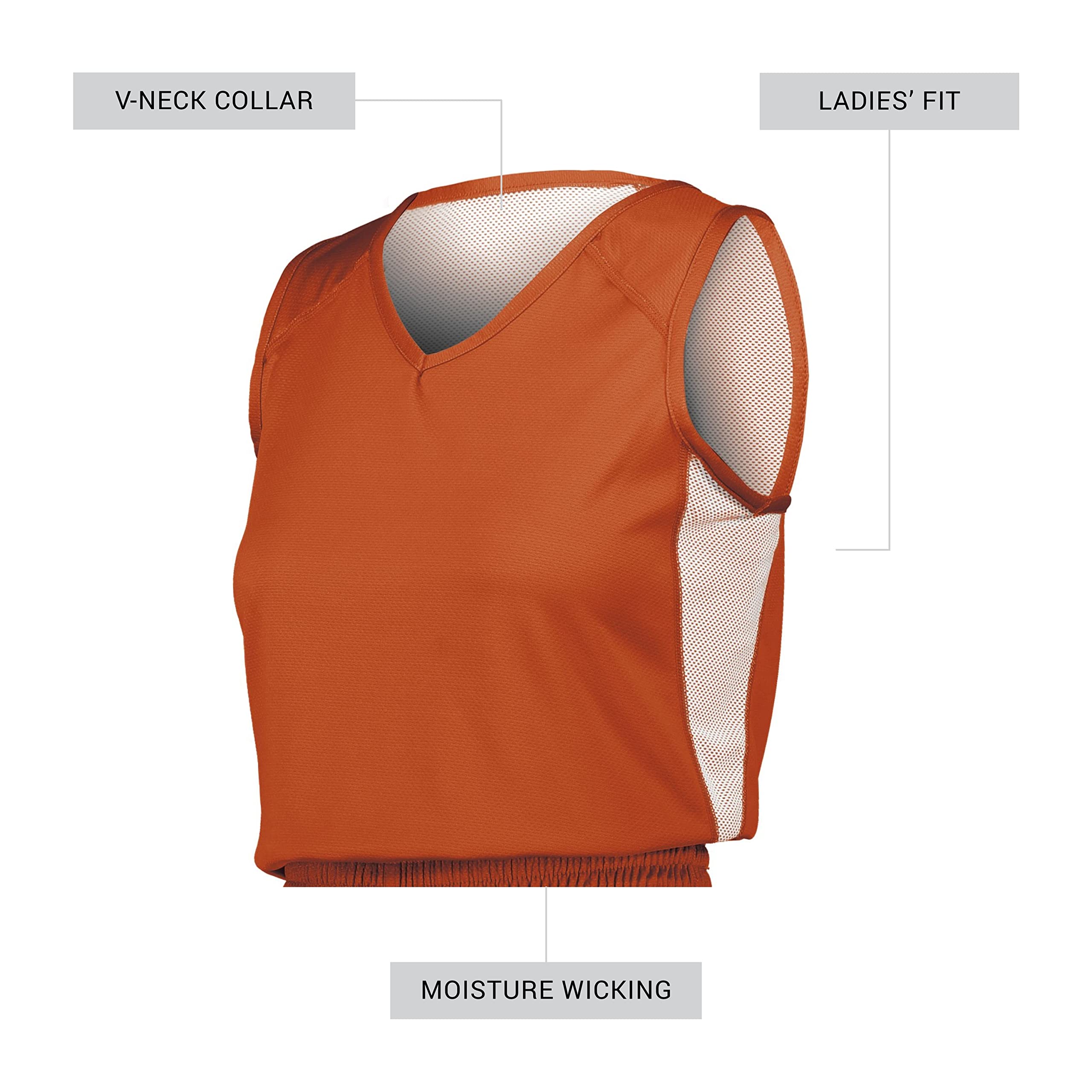 Russell Athletic Women's Reversible Basketball Jersey - Breathable Single Ply Mesh for Comfort & Performance - Perfect for Games, Practice & Casual Wear