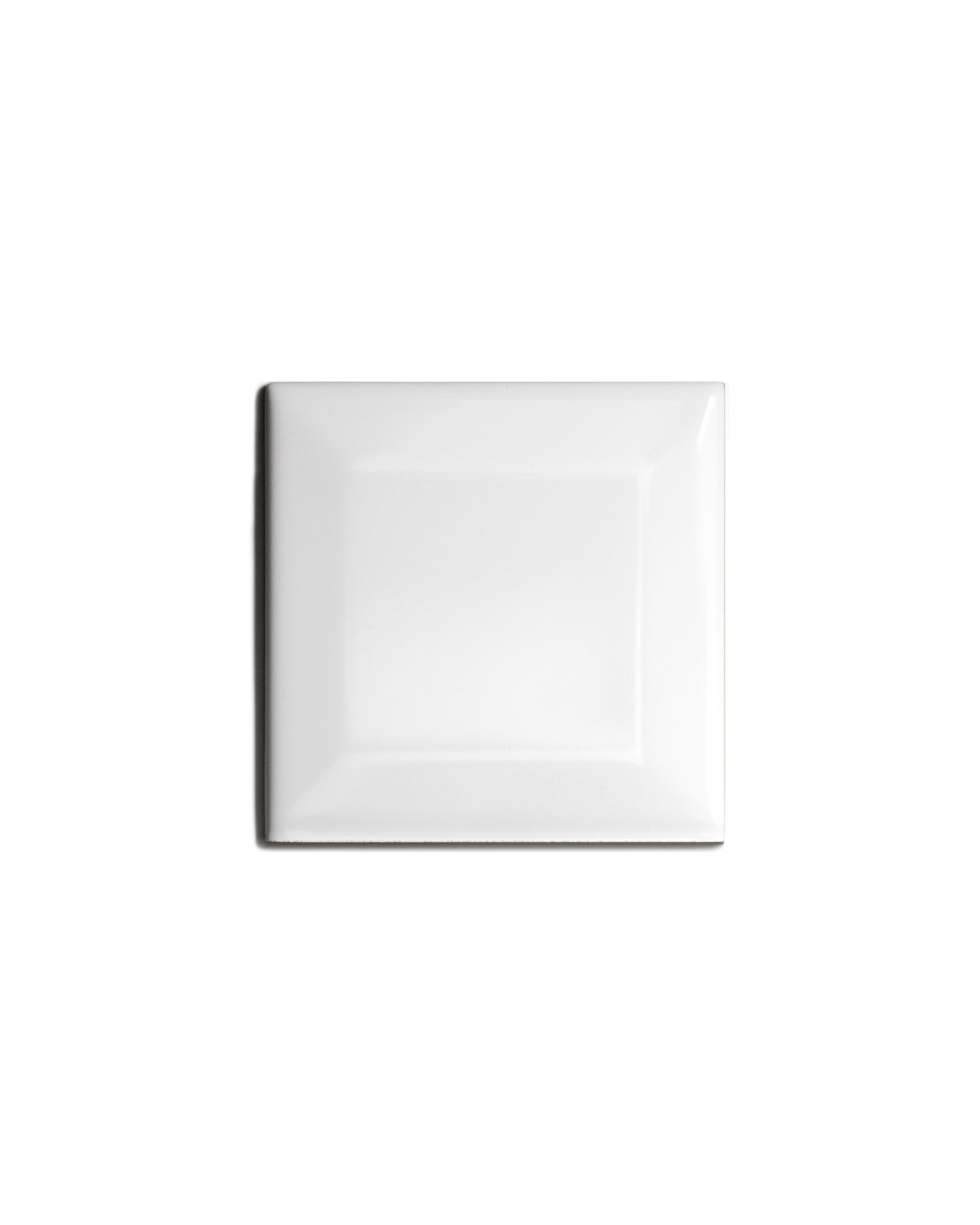 Kakel Victoria Facade Edge Tile 7.5 x 7.5 cm White Glossy - Perfect for Kitchen Backsplash & Bathroom Wall Decor