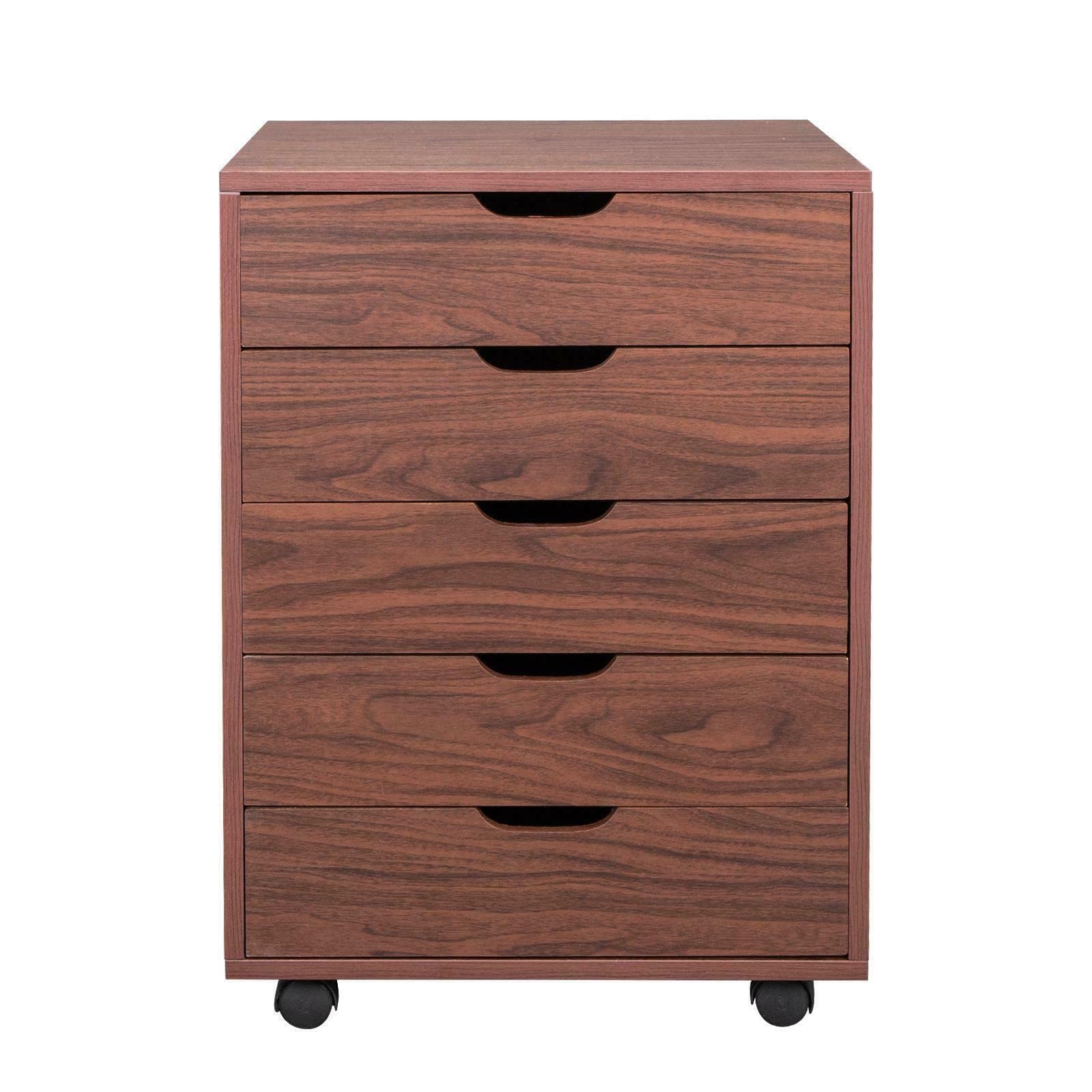 5-Tier Storage Cabinet Organizer - Dresser for Bedroom, Office, Garage & Kitchen - Mikalo Closet Wardrobe with Adjustable Shelves - Perfect for Bathroom, Closet & Home Organization Storage