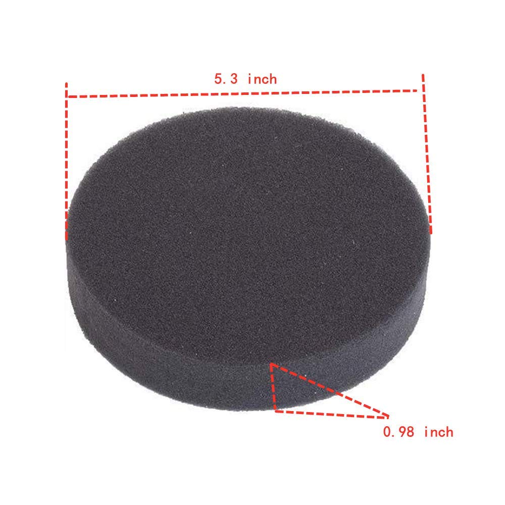4 Pack Vacuum Cleaner Filters - Compatible with Bissell 2252, 2486, 2489, 24899, 27909, 2254, 1214 Models - Replacement Part #1608225 for Bissell CleanView Rotary Vertical Vacuums - Perfect for Home Cleaning & Pet Hair Removal