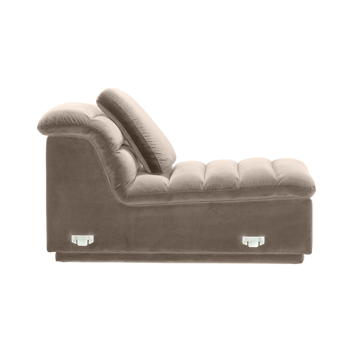 Avalon 1.5 Seat Modular Floating Sofa - Armless Contemporary Sectional for Living Room, Lounge & Modern Home Decor