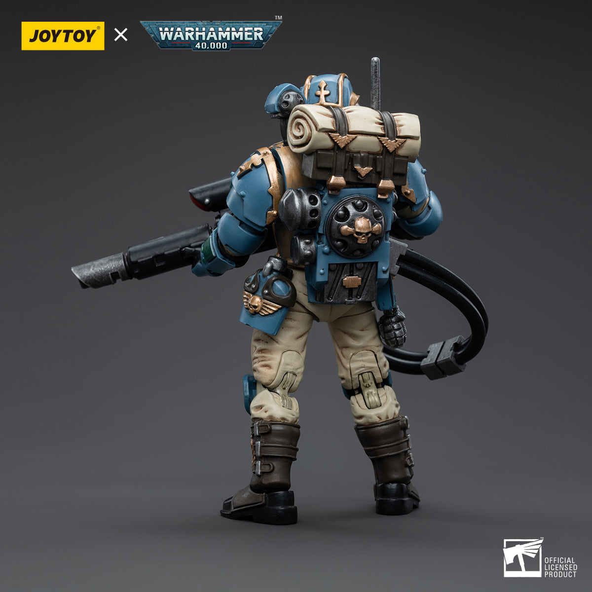 1/18 JOYTOY 3.75-inch Astra Militarum Tempestus Scions 55th Kappic Eagles Action Figure Set (5pcs) - Perfect for Warhammer 40K Collectors, Tabletop Gaming & Display