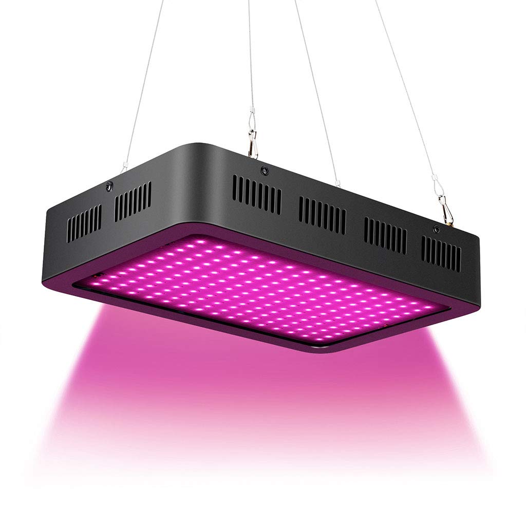 1000W LED Grow Light for Indoor Plants - Full Spectrum Plant Growing Lamp with Adjustable Brightness & Powerful Cooling System - Ideal for Vegetables, Flowers, Succulents in Greenhouse & Hydroponic Systems