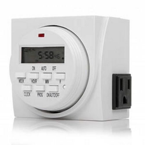 2-Outlet Digital Programmable Timer with 8 On/Off Settings - Smart Wall Plug for Lights, Appliances & Holiday Decorations - Energy Saving & Convenient Home Automation Solution