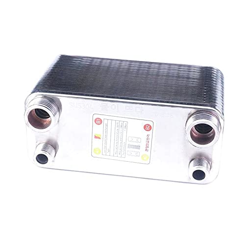 32 Plate Stainless Steel Heat Exchanger - 304 Food Grade Wort Chiller for Home Brewing Beer (1.6Mpa) - Perfect for Craft Beer, Homebrew Kits & DIY Brewing Systems