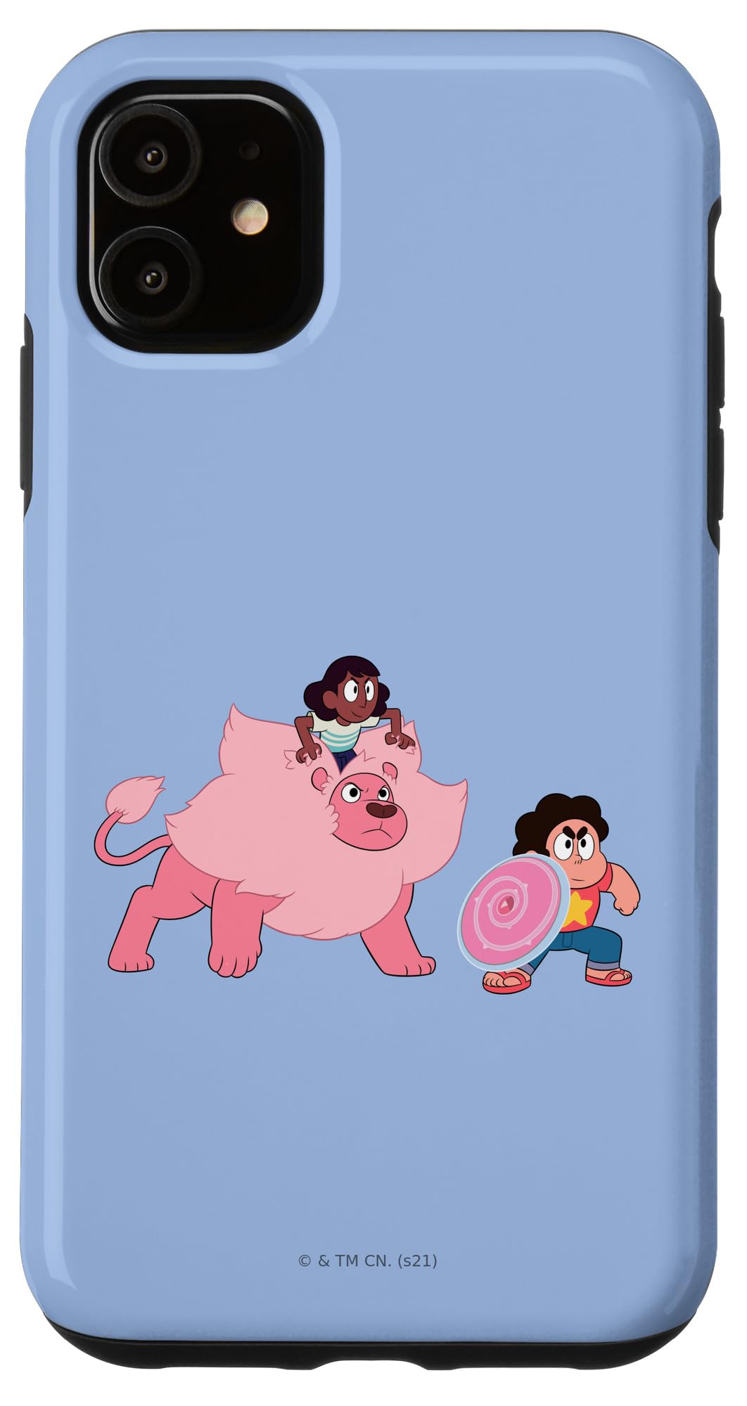 iPhone 11 Case - Steven Universe Connie, Lion & Steven Character Design - Protective Phone Cover for iPhone 11 - Perfect for Fans, Cosplay & Everyday Use