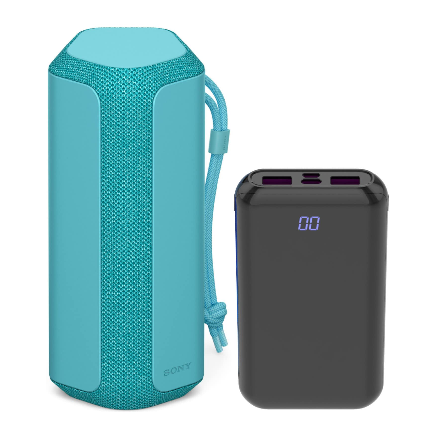 Sony SRS-XE200 X-Series Wireless Ultra Portable Bluetooth Speaker (Blue) with Travel Case - Waterproof, 16H Battery, IP67 Dustproof for Outdoor, Beach, Pool & Camping Adventures