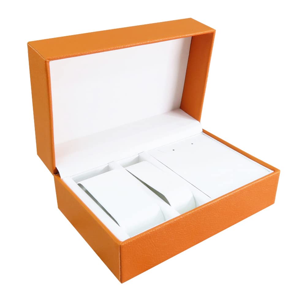 iBasenice 1pc PU Leather Jewelry Storage Box with Multi-Slots - Organizer for Rings, Earrings & Necklaces - Perfect for Travel, Home Decor & Gift Packaging