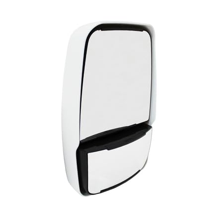 Velvac 714589 2020 Deluxe Series White Driver Side Door Mirror - Perfect Replacement for Trucks & RVs, Enhances Safety & Visibility on the Road