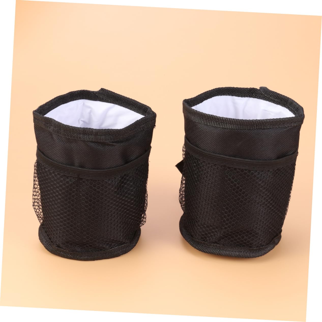 ULTECHNOVO 6-Pack Wheelchair Cup Holder - Black Insulated Thermal Mug Rack, Portable Drink Holder Bag for Wheelchairs, Walkers & Mobility Scooters - Perfect for Travel, Outdoor Activities & Daily Use