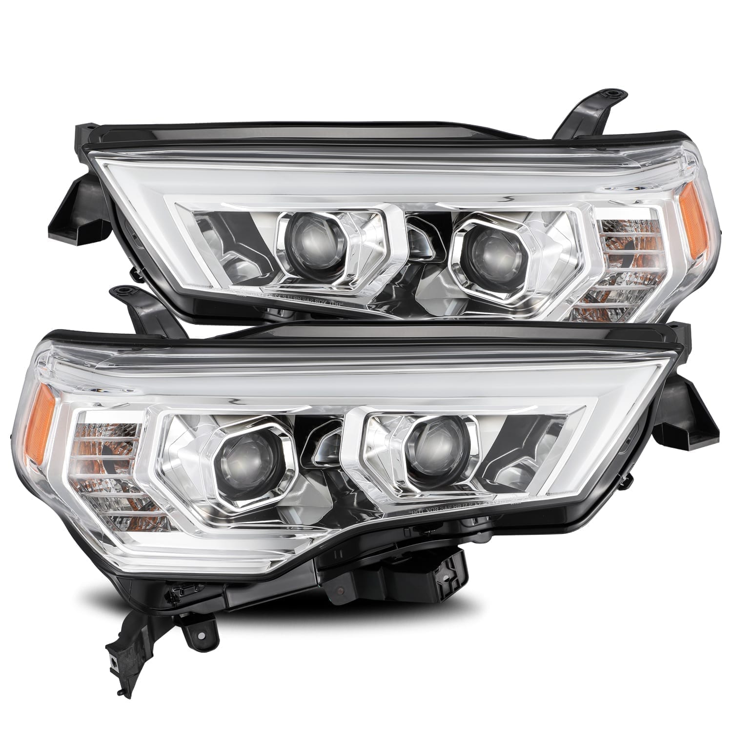 2014-2022 Toyota 4Runner LUXX Series LED Projector Headlights - Chrome Alpha Rex 880721 - Upgrade Your Ride for Night Driving & Off-Road Adventures