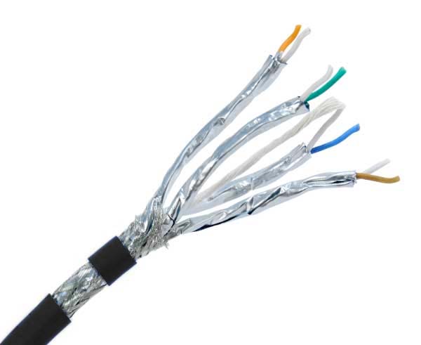 CAT8.1 Ethernet Cable 40G High-Speed Bulk Cable - LSZH Indoor/Outdoor 23AWG Solid Copper Dual Shielded S/FTP - Perfect for Gaming, Data Centers & High-Performance Networking