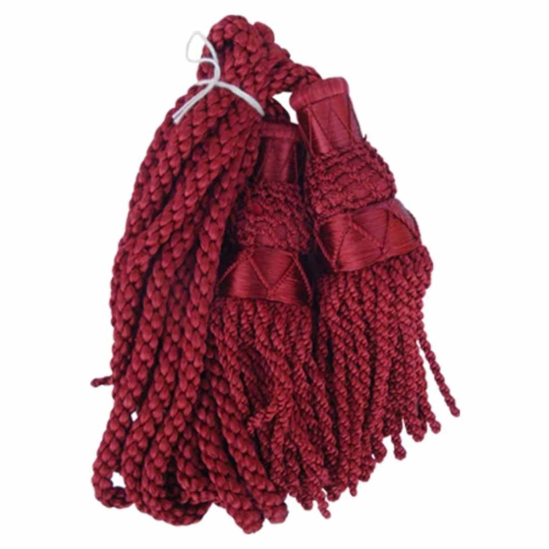 Premium Silk Bagpipe Cord - Maroon Red for Scottish Highland Pipes | Perfect for Traditional Performances & Celtic Music Events