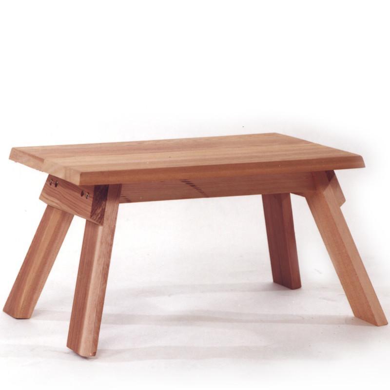 Handmade Cedar Footstool - Natural Wood Ottoman with Storage, Rustic Home Decor for Living Room, Bedroom & Nursery - Perfect for Relaxing, Reading & Extra Seating