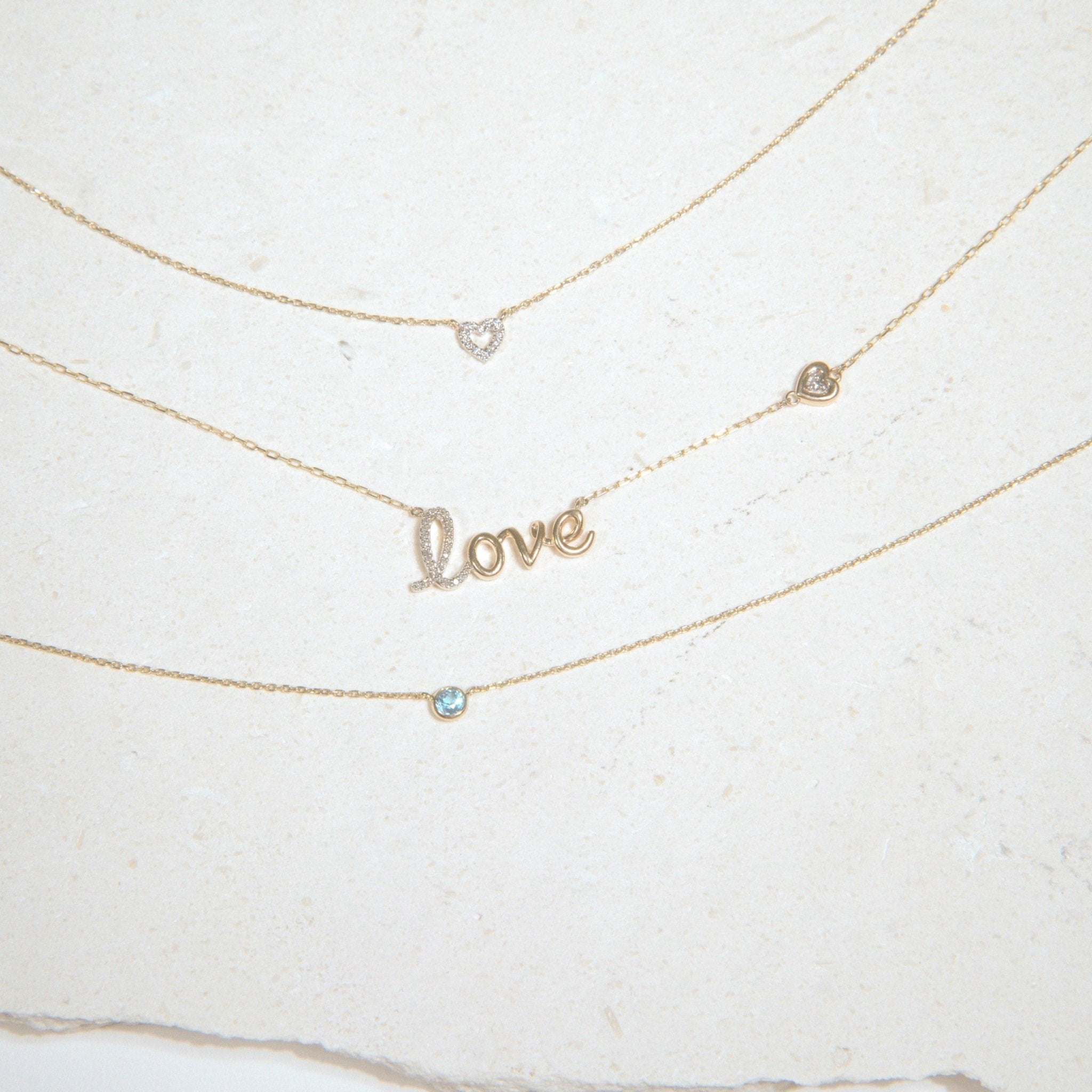 14K Solid Yellow Gold Aquamarine Pendant Necklace - Elegant Bezel Setting for Women, Perfect for Weddings, Anniversaries & Special Occasions