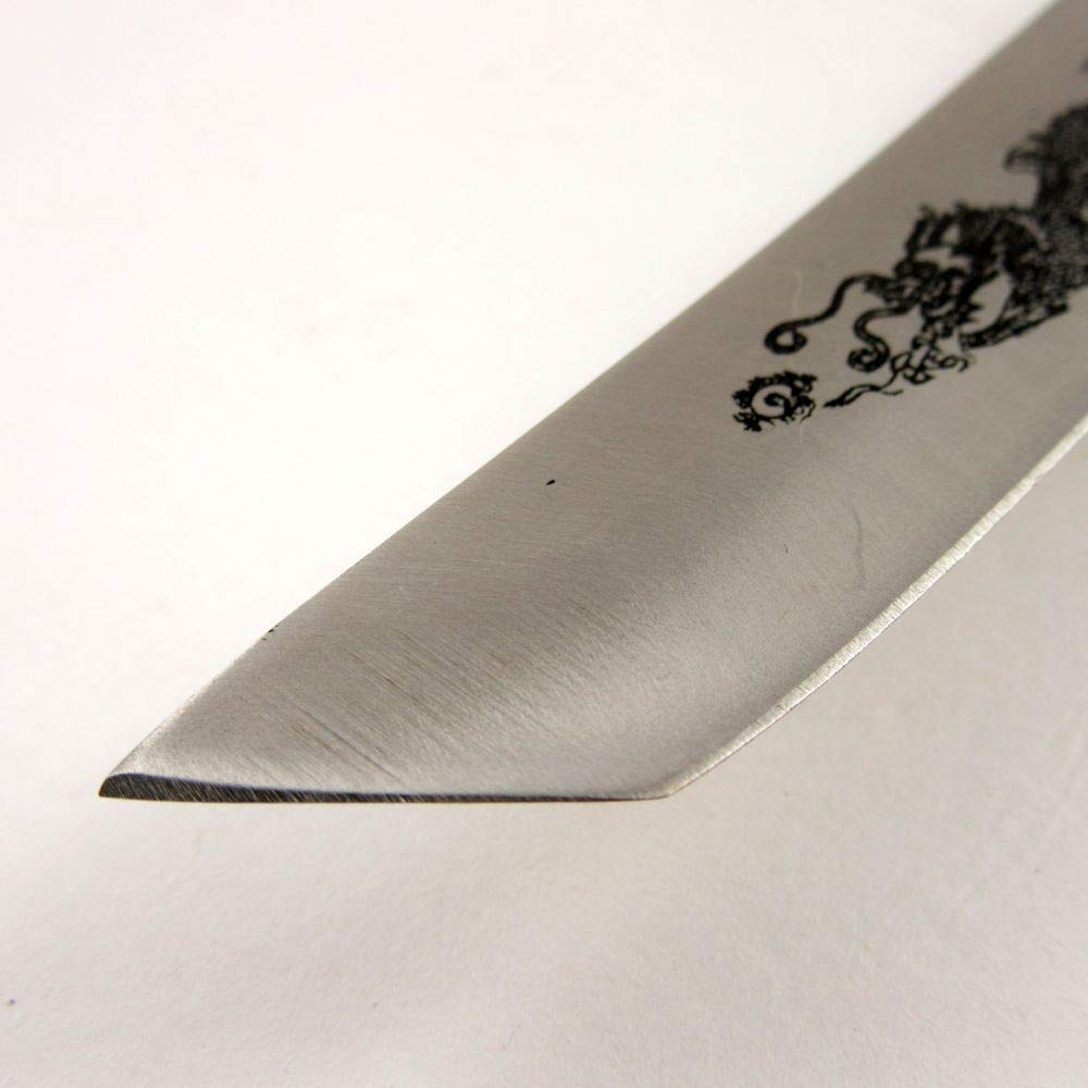 Szco Supplies Black Dragon Tanto Knife - Tactical Survival Blade for Outdoor Camping, Hunting & Self Defense