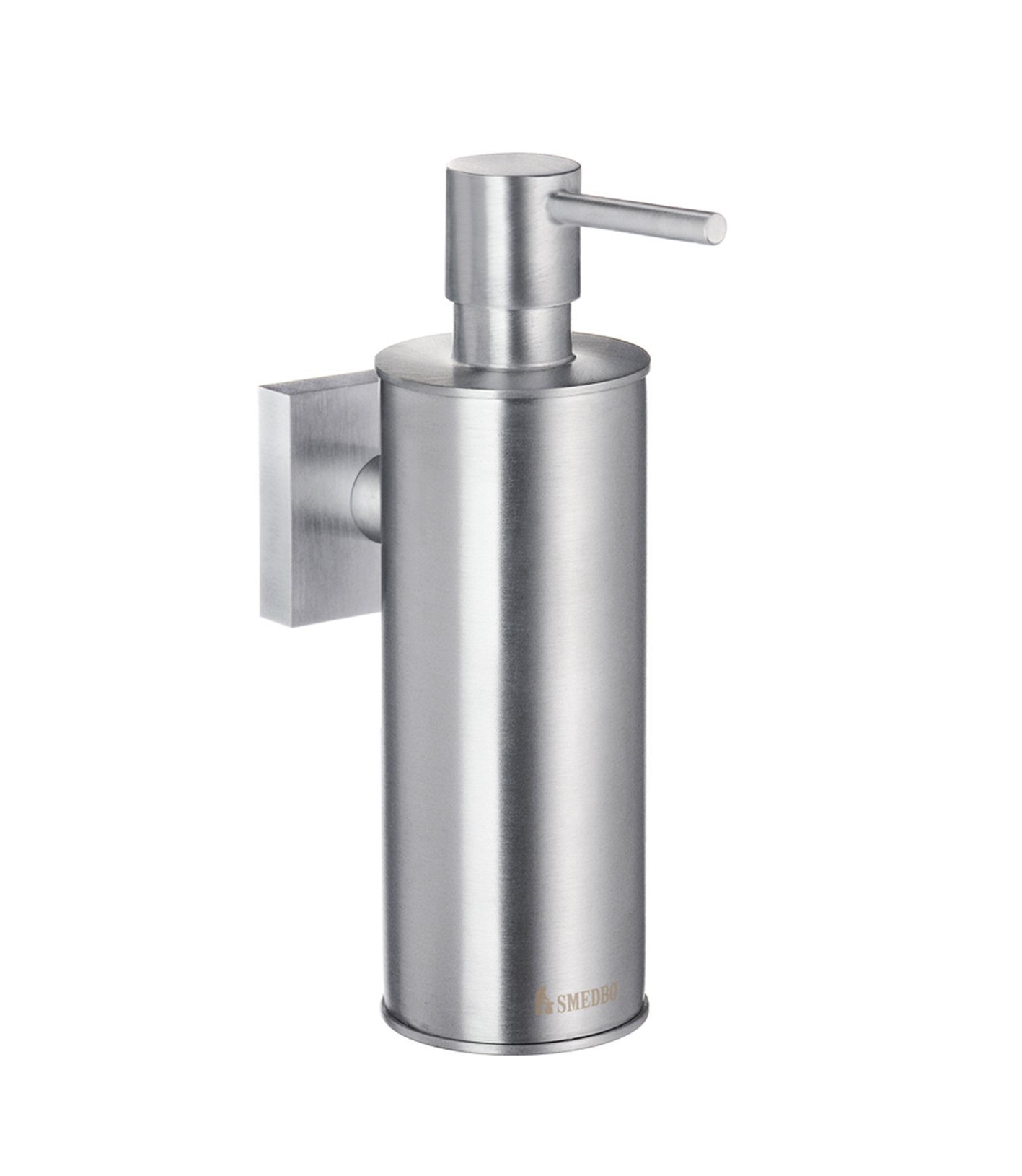 Smedbo SME Brushed Chrome RS370 Wall Mount Soap Dispenser - Perfect for Kitchen, Bathroom, and Commercial Use