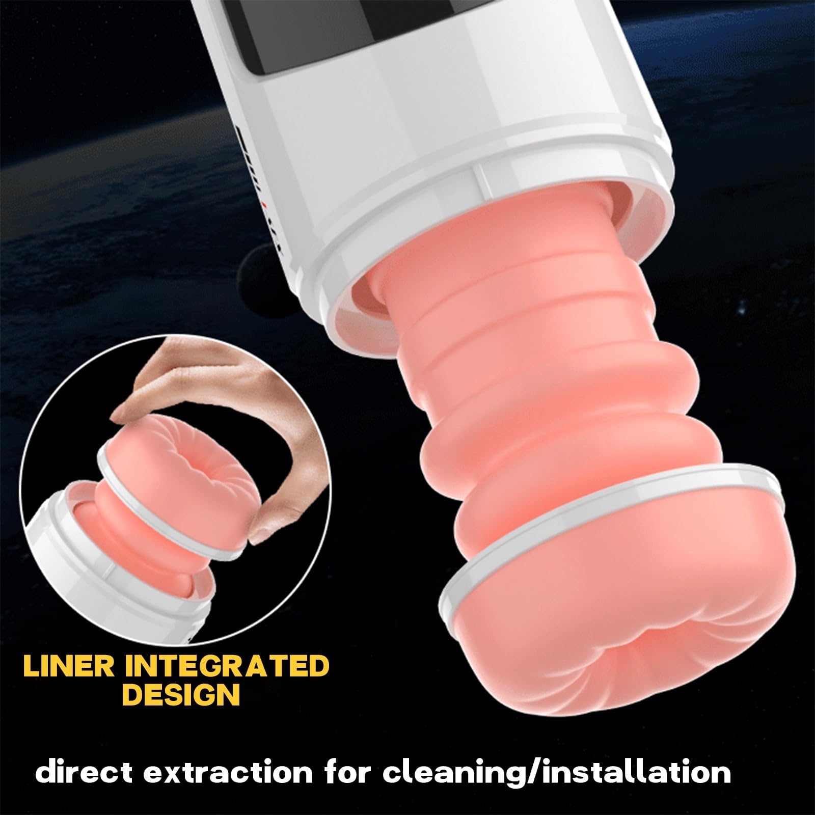 Automatic Male Masturbator - Penis Pump & Vibration Stroker with Heating & Sucking Function - Adult Sex Toy for Men - Perfect for Solo Play & Enhanced Pleasure