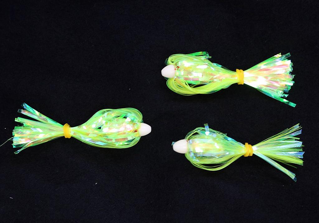 Jigging World Holographic Flash Fishing Lures - Premium Saltwater & Freshwater Jigging Teasers for Bass, Tuna, and Game Fish - Ideal for Deep Sea Fishing and Kayak Angling