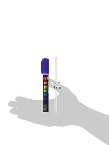 Wrapables Purple Liquid Chalk Markers - 2 Pack Non-Toxic Chalk Pens for Glass, Windows, Blackboards & DIY Crafts - Perfect for Restaurants, Cafes & Home Decor
