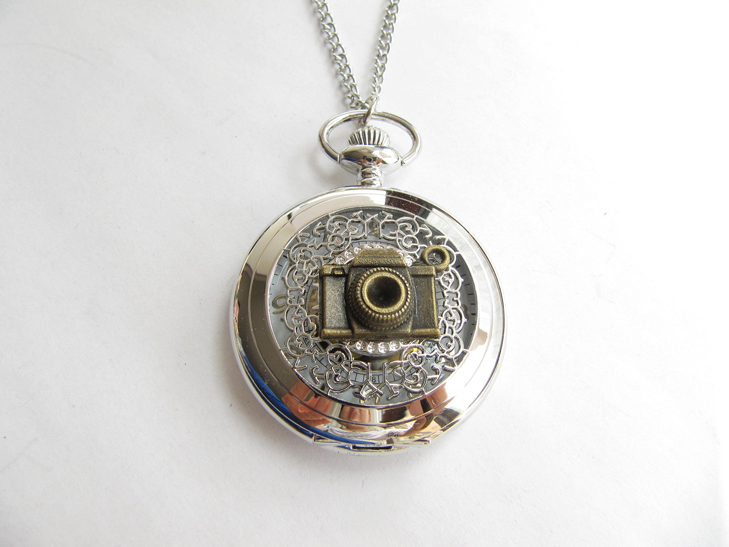 Mini Spy Camera Necklace - Hidden Camera Jewelry for Photographers & Travelers - Perfect Gift for Photography Enthusiasts - Discreet Recording for Travel, Events & Security