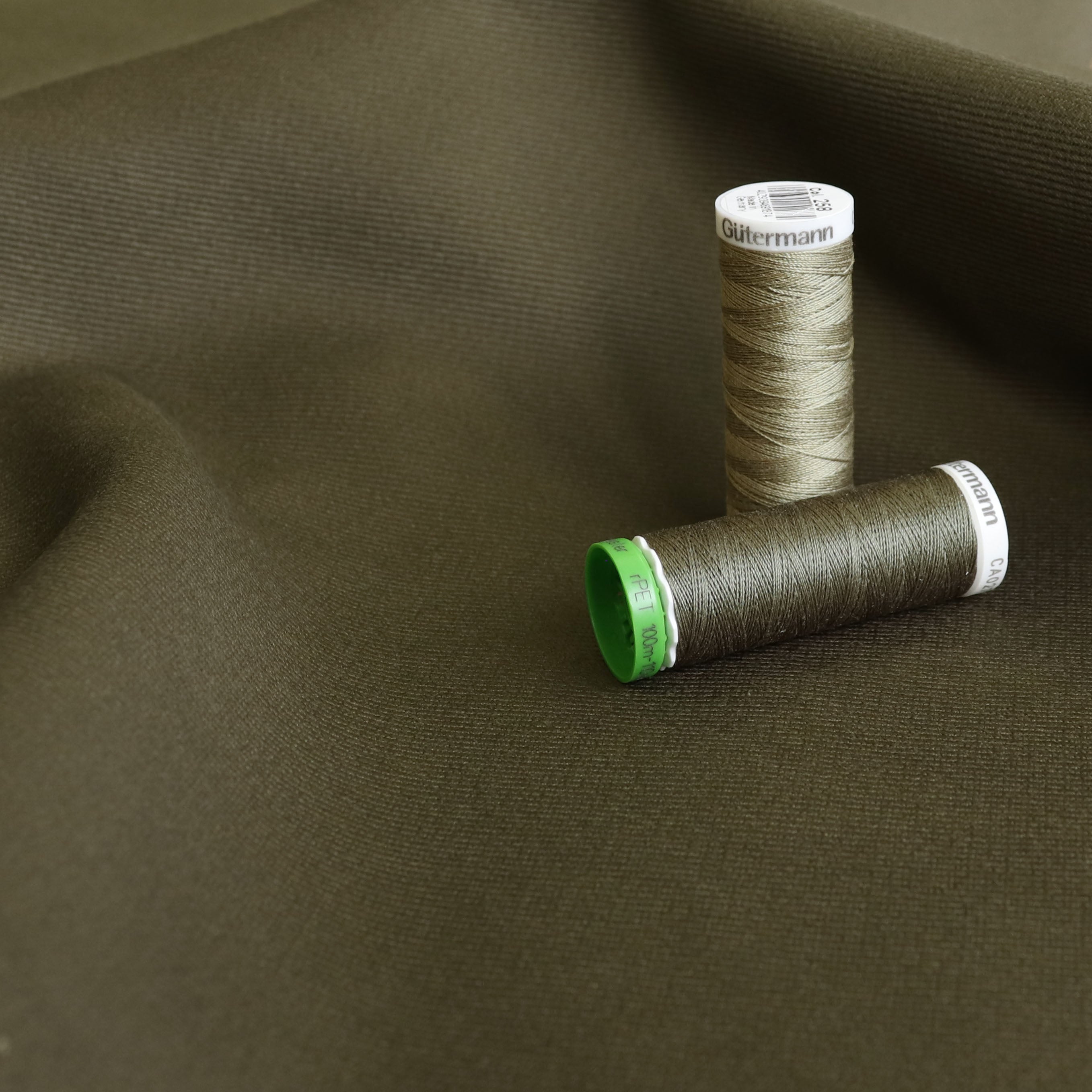 Premium Ventana Cotton Twill Fabric by Robert Kaufman - Khaki Green for Upholstery, Home Decor & DIY Sewing Projects