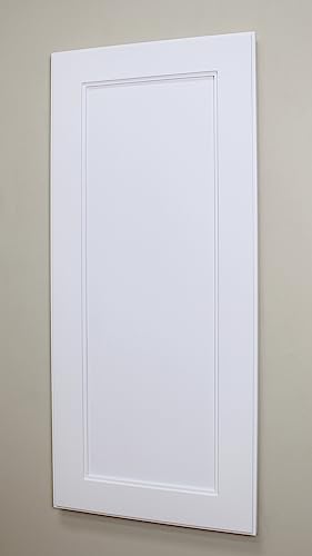 Shaker White Solid Flat Panel