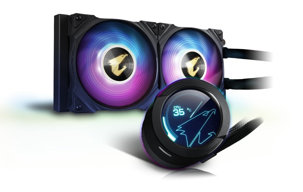 Gigabyte Aorus Waterforce X 240 RGB AIO Liquid CPU Cooler - 240mm High Performance Cooling for Gaming PC & Overclocking | Perfect for High-End Gaming Rigs & Workstations