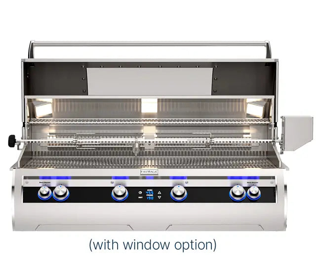 Fire Magic Echelon Diamond 48-Inch 4-Burner Built-In Natural Gas Grill (Model E1060I) - Perfect for Outdoor Kitchens, Backyard BBQs, and Patio Entertaining