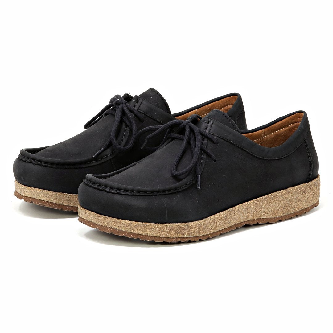 Women's Mainz Leather Moc Shoe - Comfortable Slip-On Loafers for Casual Wear & Outdoor Walking | Perfect for Work, Travel & Everyday Use
