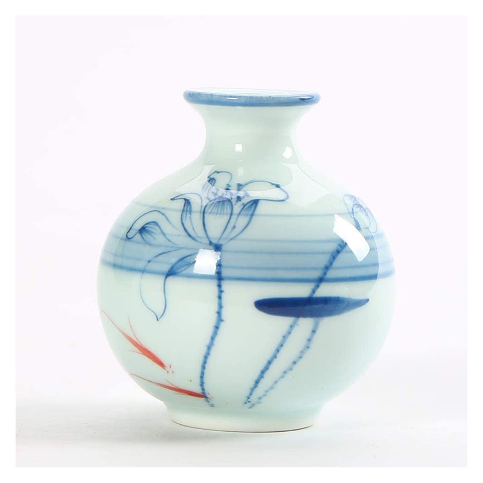 Retro Ceramic Vase - Japanese Style Hydroponic Flower Pot, Minimalist Modern Home Decor, Unique Small Artwork for Living Room, Bedroom & Office (Color: C) - Perfect for Centerpieces, Gift Giving & Interior Design Accents