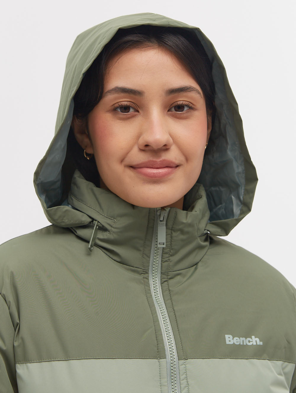 Stylish Phyllis Two-Tone Long Parka Coat for Women - Waterproof Winter Jacket with Hood - Perfect for Cold Weather & Outdoor Activities