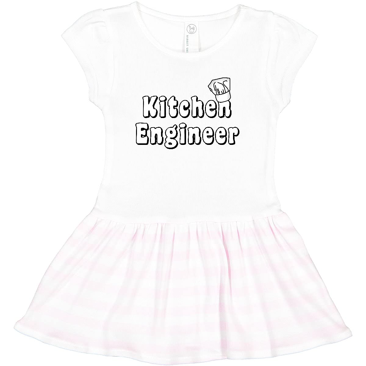 Inktastic Kitchen Engineer Toddler Dress - Cute Chef Outfit for Girls, Fun Cooking Costume for Toddlers - Perfect for Dress-Up, Pretend Play, and Birthday Parties
