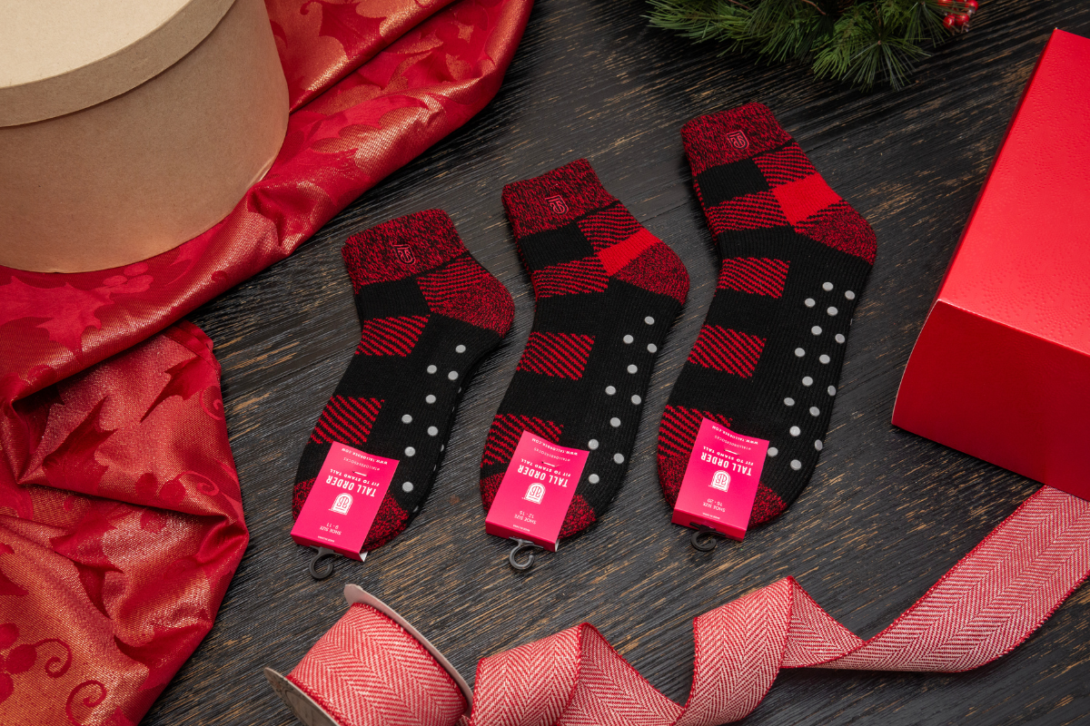 Cozy Cabin Slipper Socks for Women & Men - Warm Fuzzy House Shoes with Non-Slip Soles - Perfect for Winter, Home, and Relaxation by the Fireplace