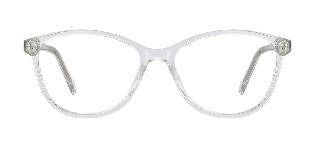 Stylish Plastic Cat Eye Glasses Frame 2842E - Trendy Retro Eyewear for Women, Perfect for Daily Wear & Fashion Accessories