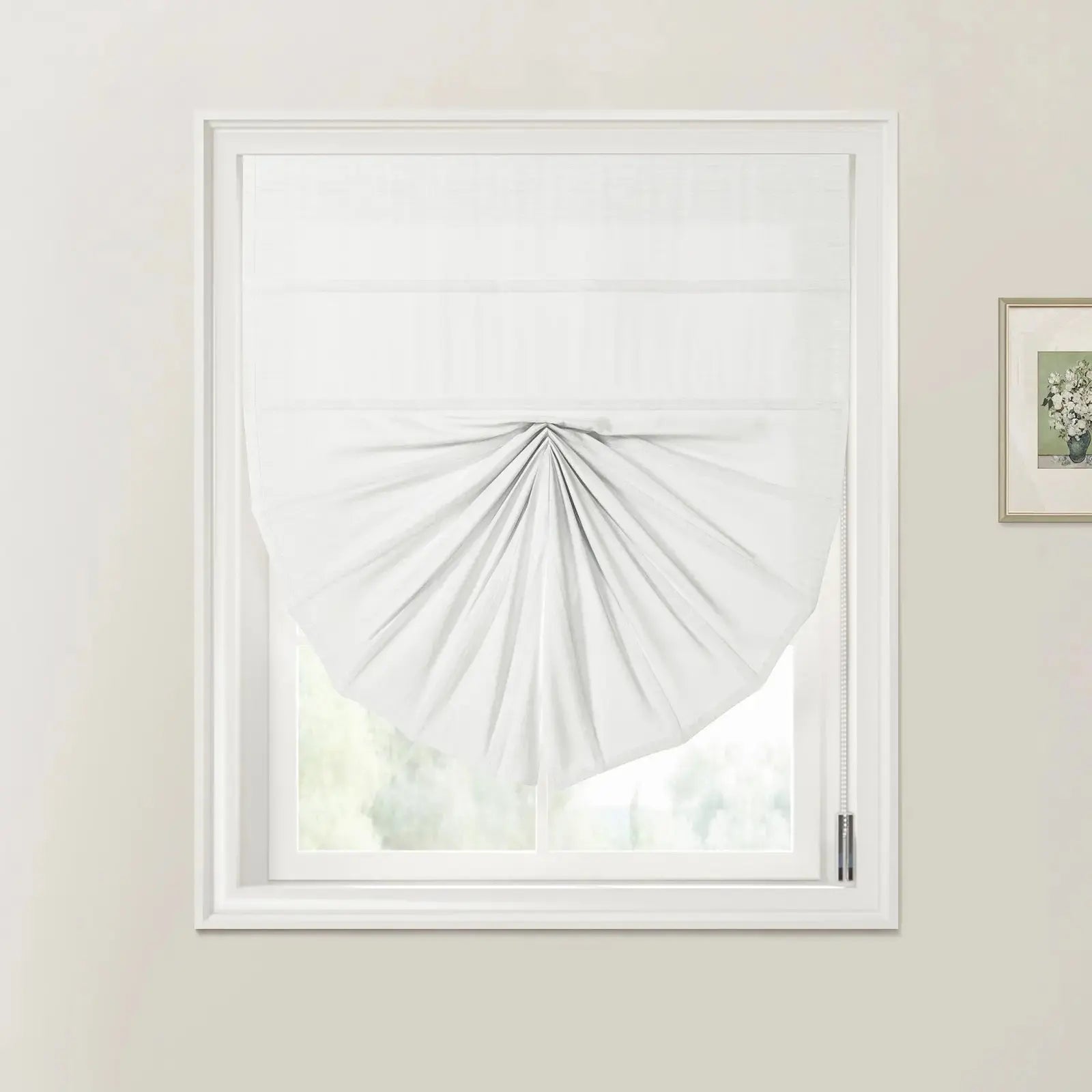 Custom Roman Shades with Cord Lift - Blackout Window Blinds for Bedroom & Living Room - Elegant Home Decor & Light Control Solution