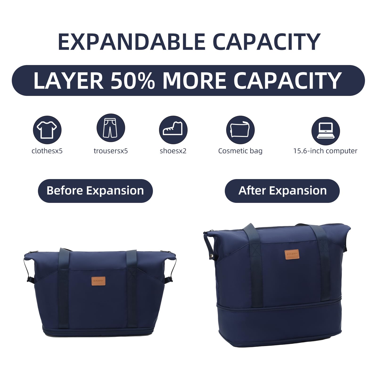 4-Piece Hard Shell Carry On Luggage Set with TSA Lock, Spinner Wheels & Front Opening - 20-28 Inch Suitcases for Travel (Dark Blue) | Perfect for Business Trips, Family Vacations & International Travel