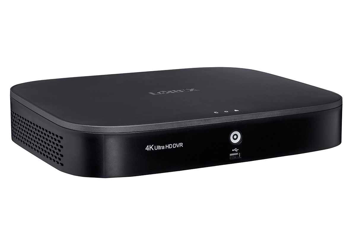 4K 8 Channel Wired DVR Security System with Advanced Motion Detection & Voice Control - Compatible with Alexa & Google Home for Smart Home Security Monitoring